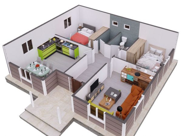 logement modulaire préfabriqué