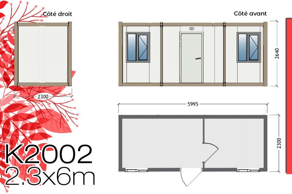 Base Vie Chantier K2002 Modulaire Concept 45 Base Vie Chantier K2002 Modulaire Concept 45