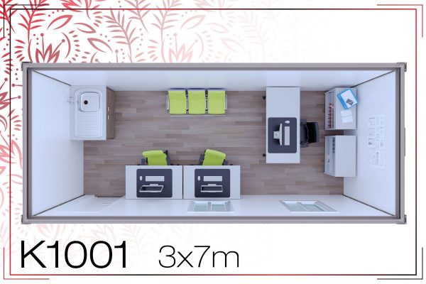 bungalow de chantier habitable
