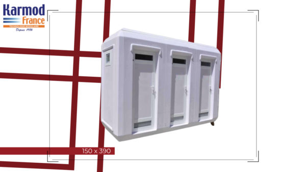 Cabine wc chantier