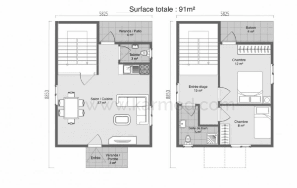 Maison modulaire écologique