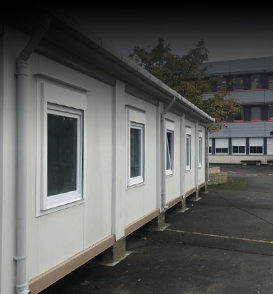 Ajout de salles de classe modulaire pour le lycée Léonard De Vinci à Amboise (37)